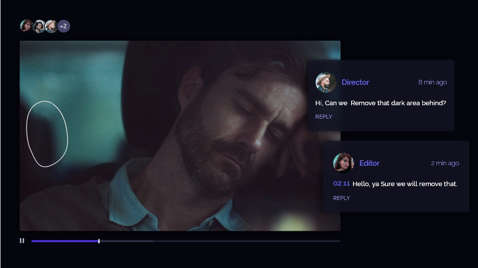 Frame-by-Frame Live-Review-Commenting-messeage