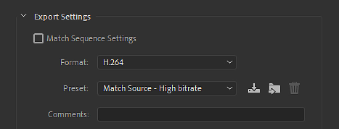 File-Format-preset