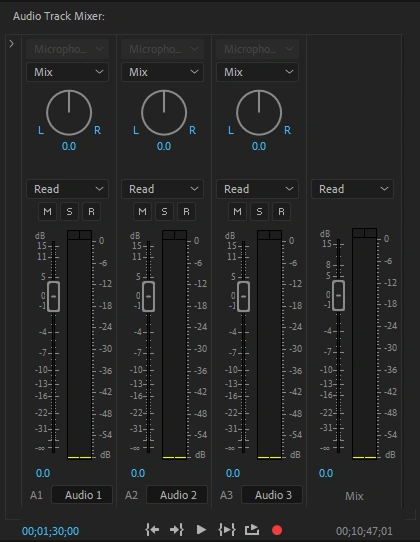 Adjust Audio Levels & Mix