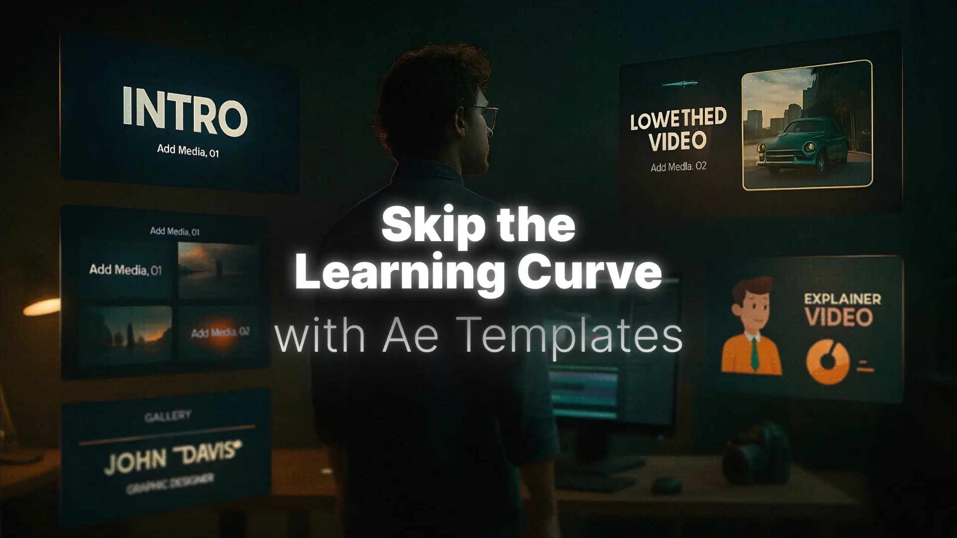 Skip the Struggle: Go from Concept to Professional Video, Bypassing the After Effects Learning Curve with Templates