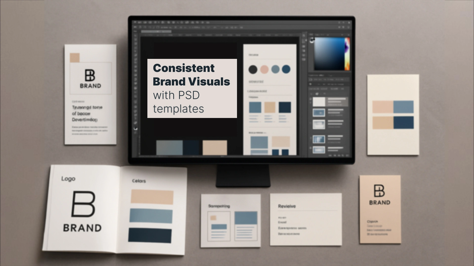 How to Develop Consistent Brand Visuals Across All Platforms with Photoshop Templates