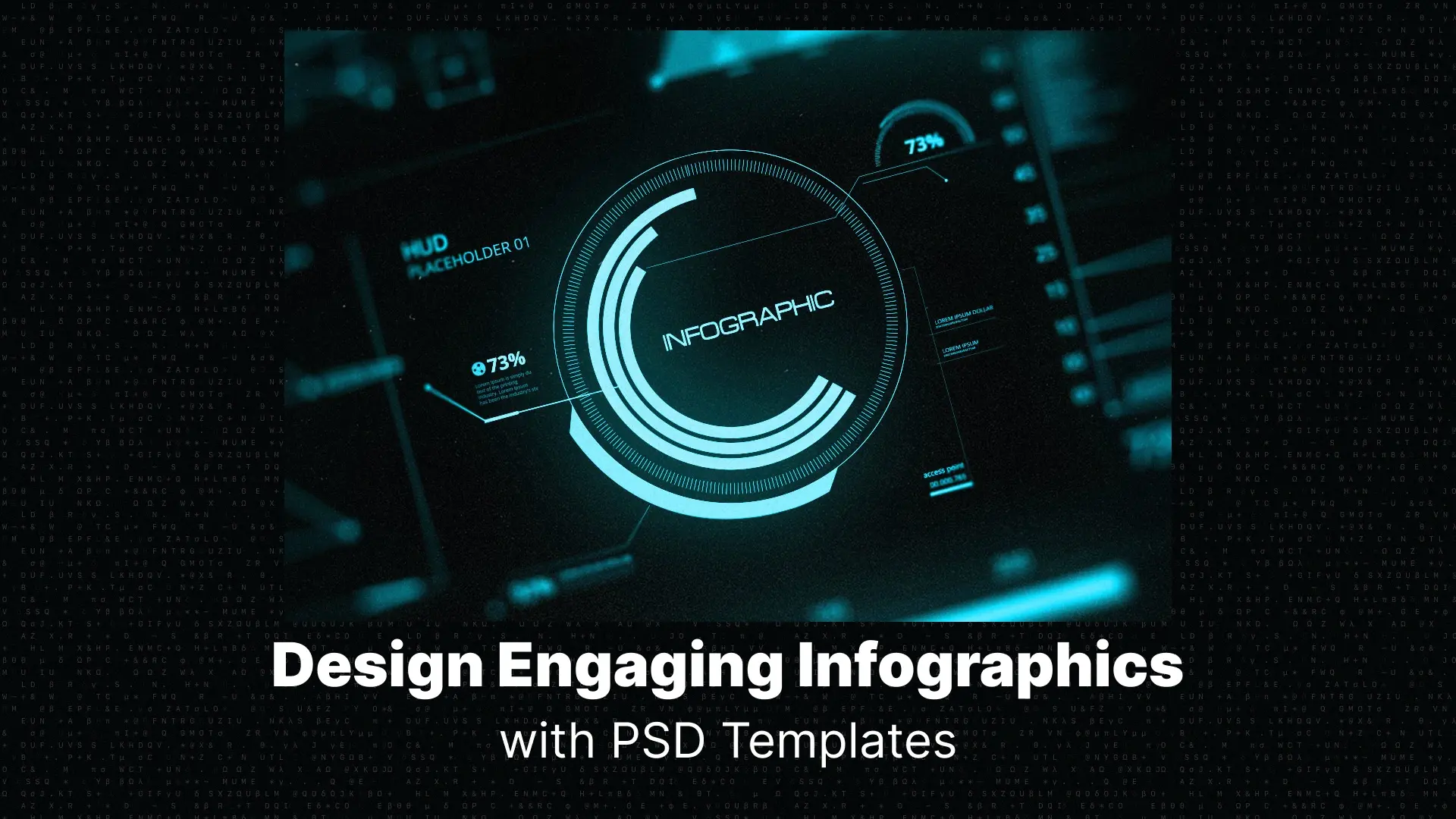 How to Design Engaging Infographics & Data Visualizations in Photoshop (with Pre-Built Elements)