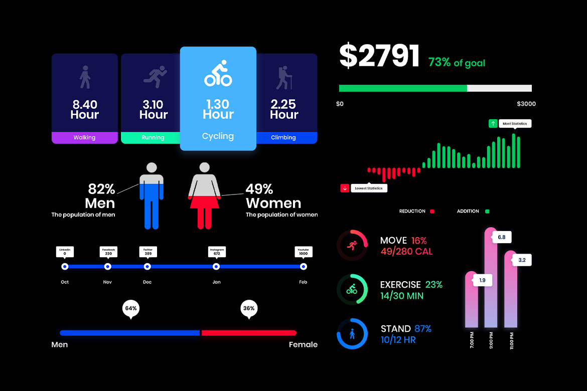 Infographic Diagrams By Pixflow