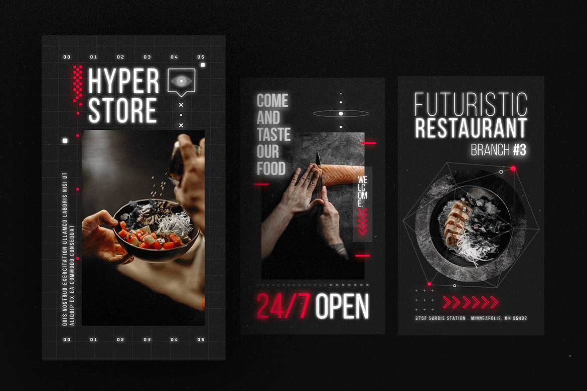 Japanese Style Instagram Templates