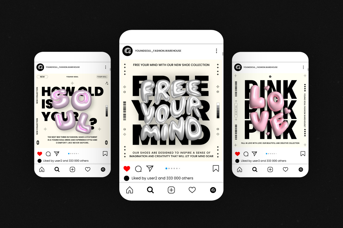 Gummy Typographies and Posts