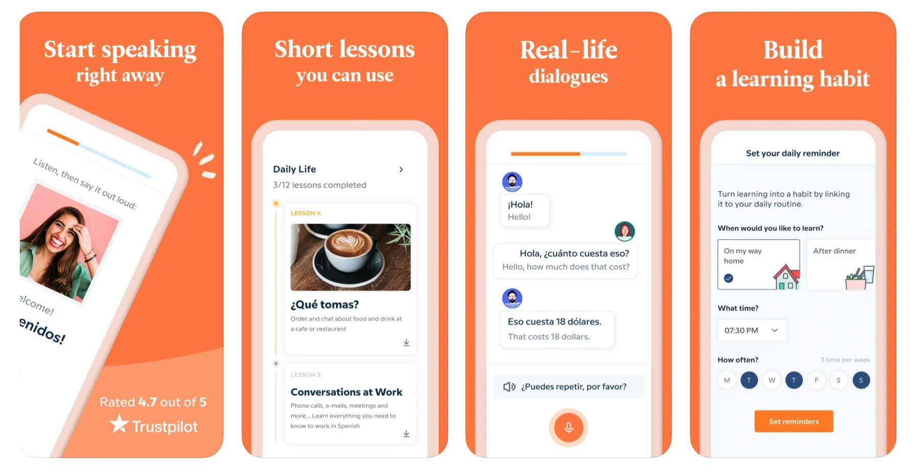 Babbel language learning app