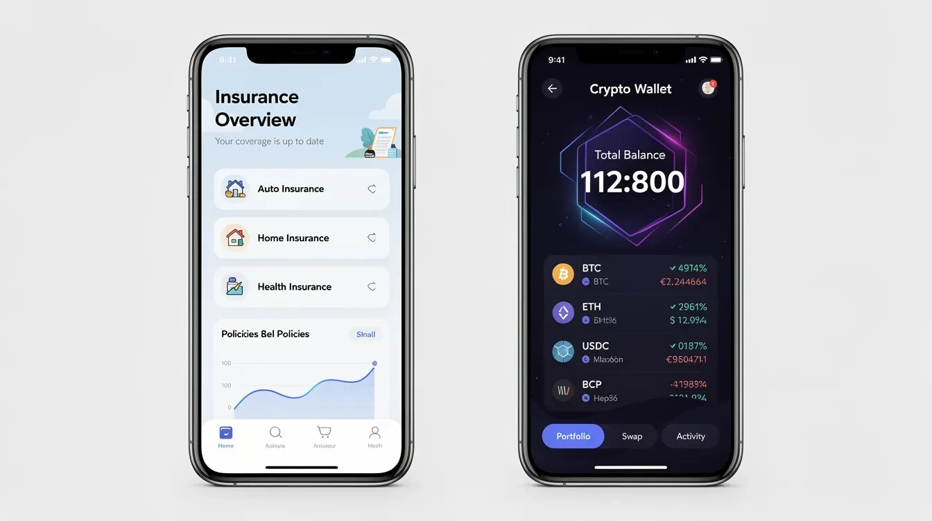 UI and UX design of fintech mobile apps