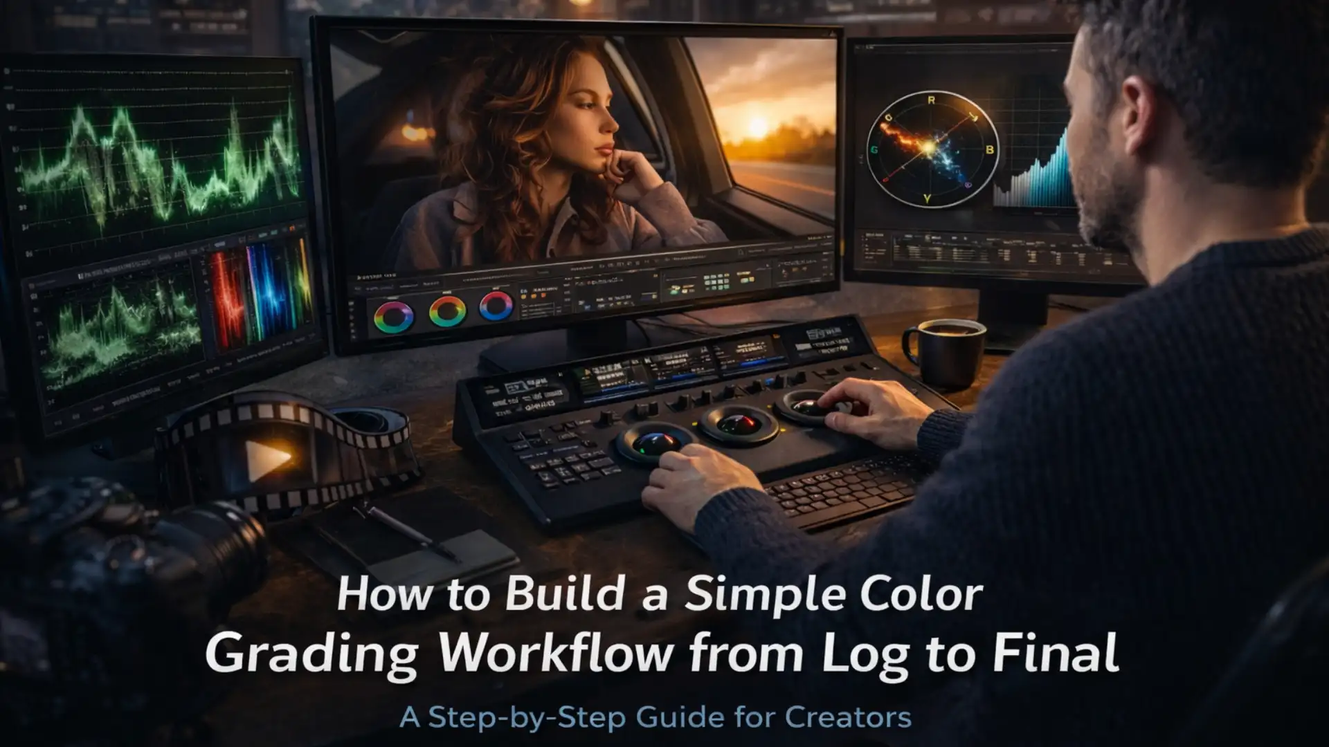 How to Build a Simple Color Grading Workflow from Log to Final