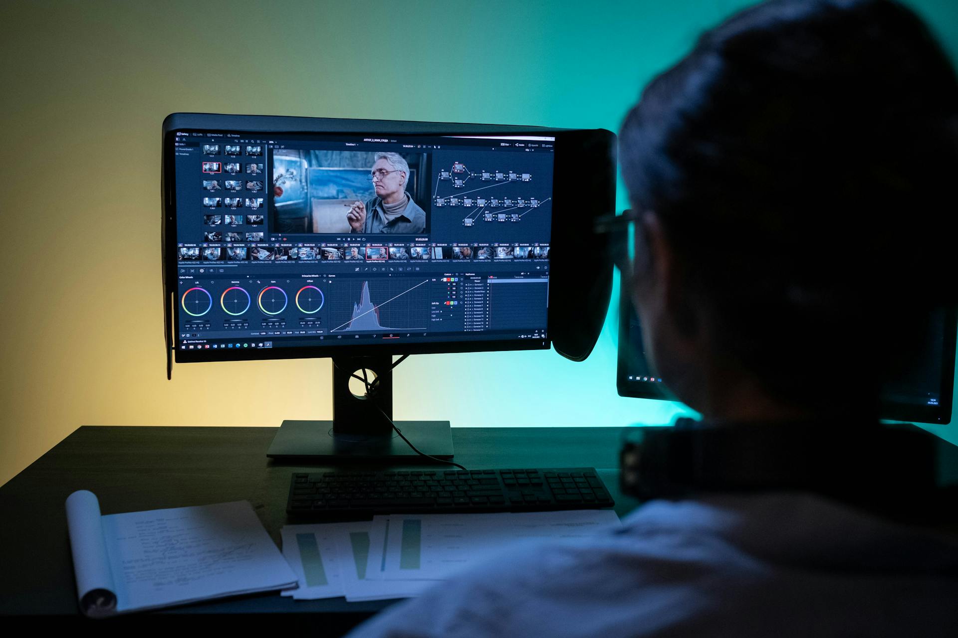 Color grading in Davinci Resolve