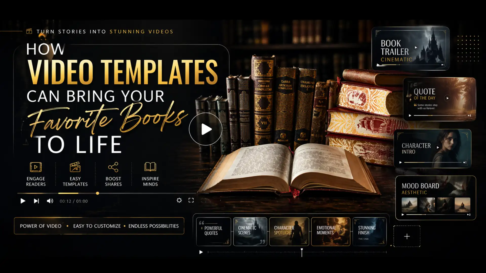 How Video Templates Can Bring Your Favorite Books to Life