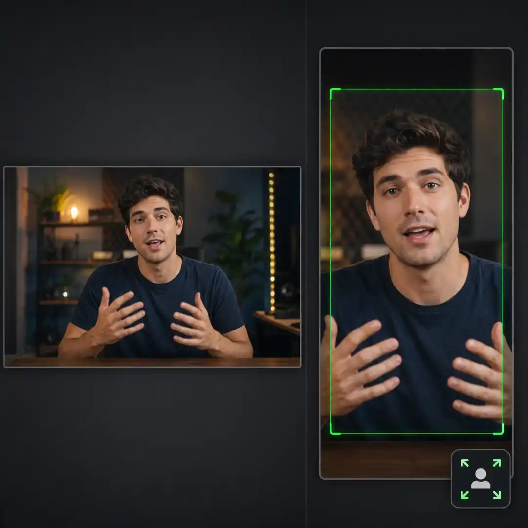 Premiere Pro Auto Reframe converting horizontal footage to vertical YouTube Shorts
