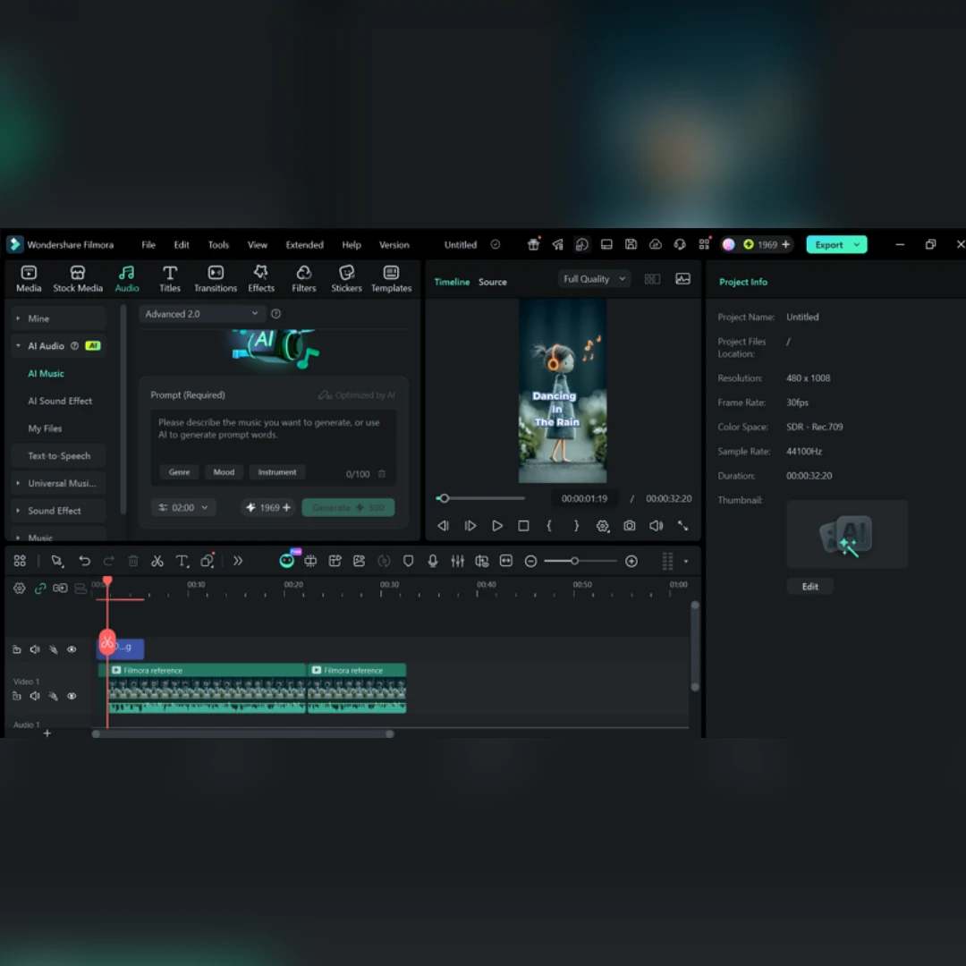 Filmora gives editors practical ways to lower music and improve voice clarity.