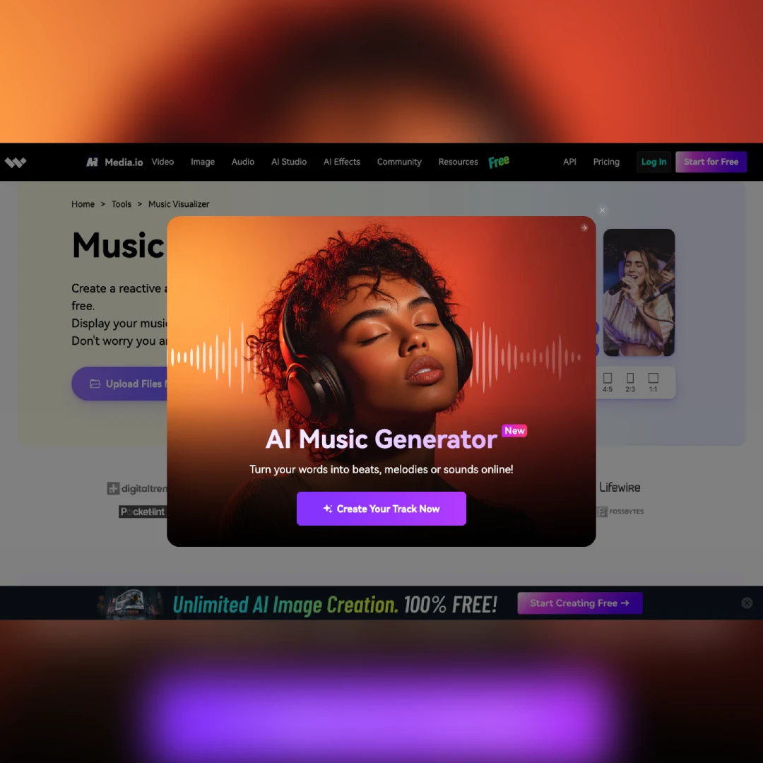 Media.io Music Visualizer