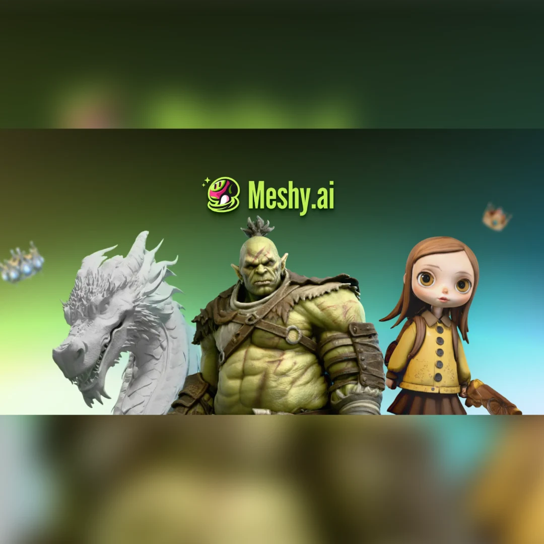 Meshy AI 3D model generator