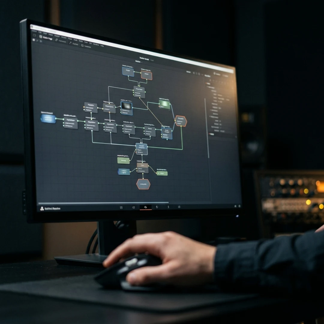 Building a custom lower third with Fusion nodes in DaVinci Resolve