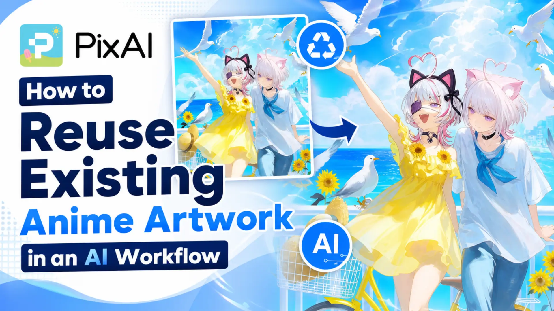 How to Reuse Existing Anime Artwork in an AI Workflow