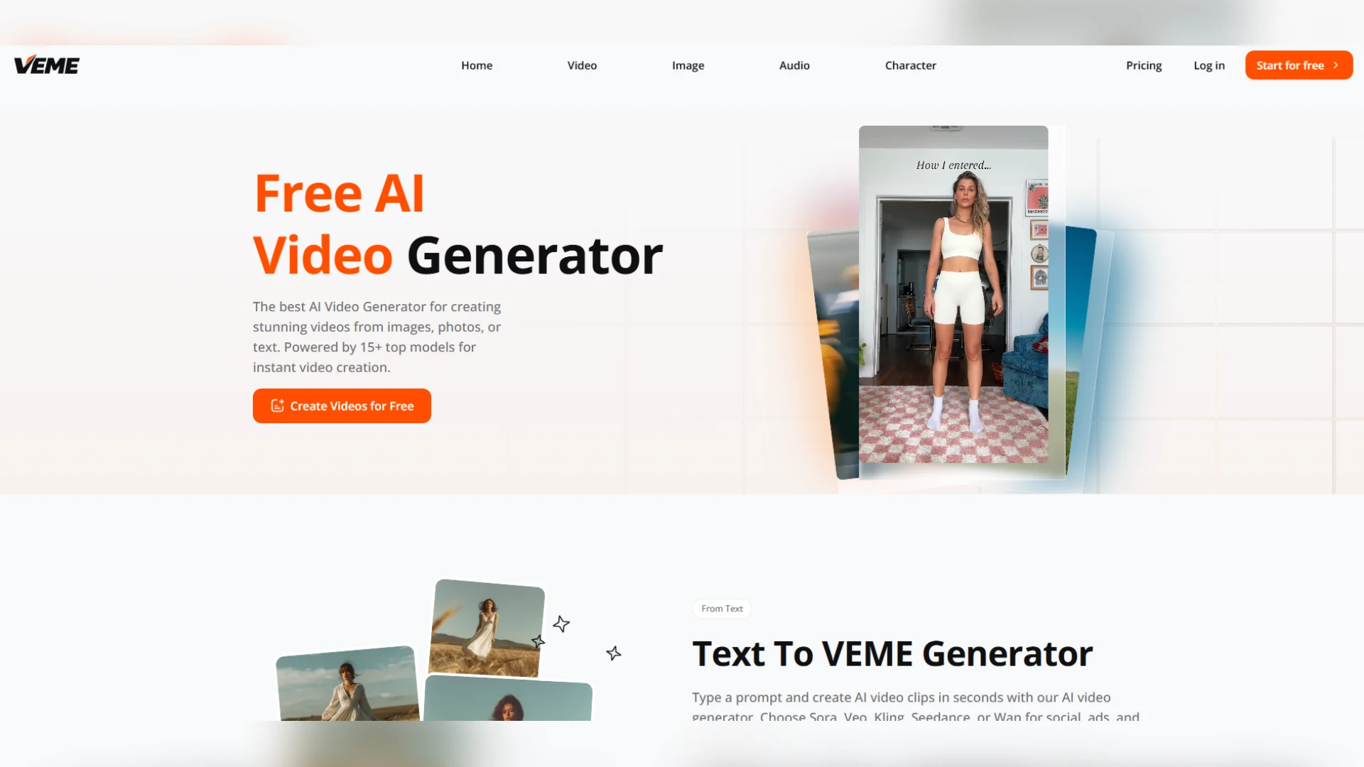 veme ai video generator