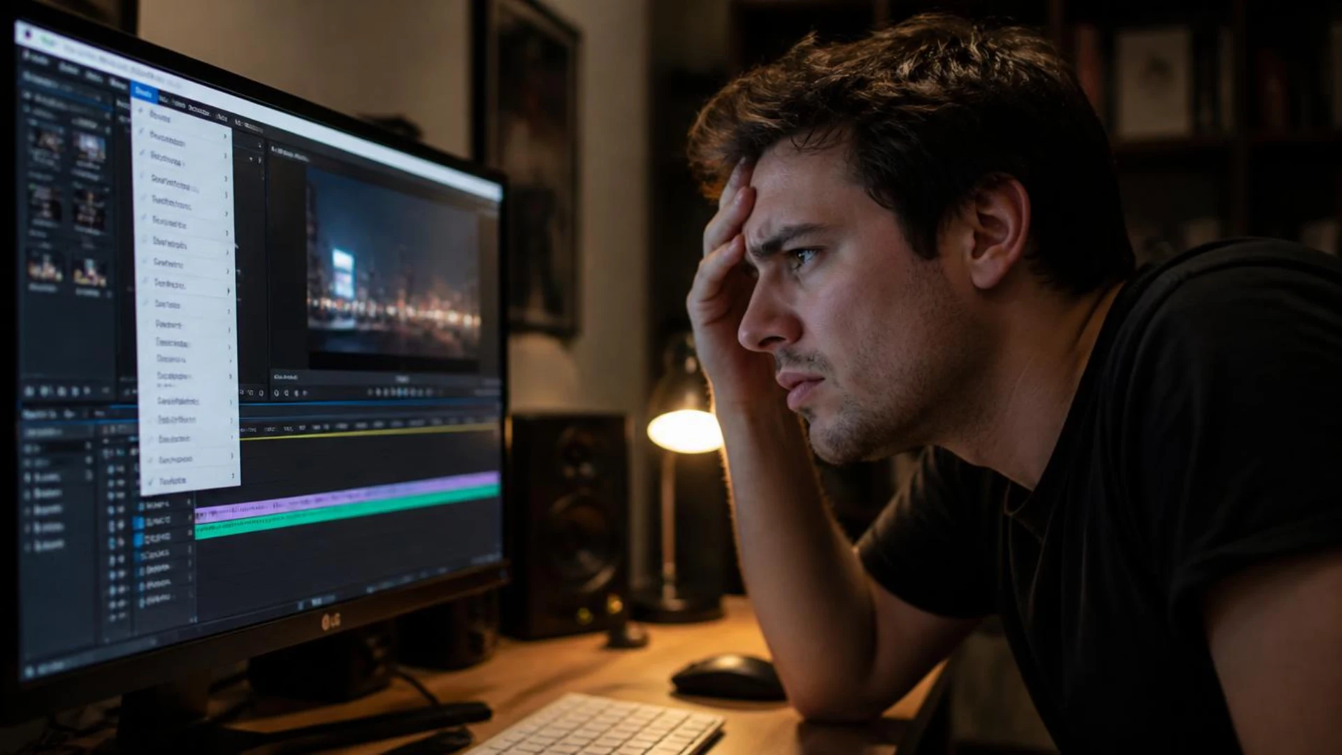 Video editor troubleshooting LUTs that are not showing up in Premiere Pro