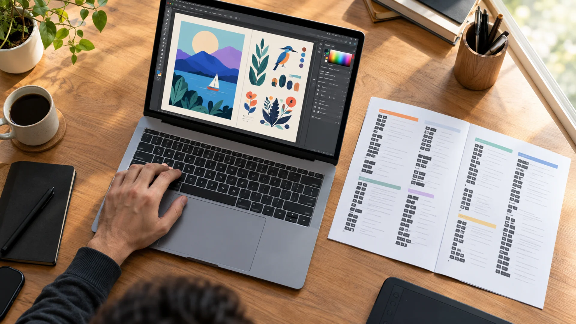 Illustrator Keyboard Shortcuts Cheat Sheet (Printable, 2026)