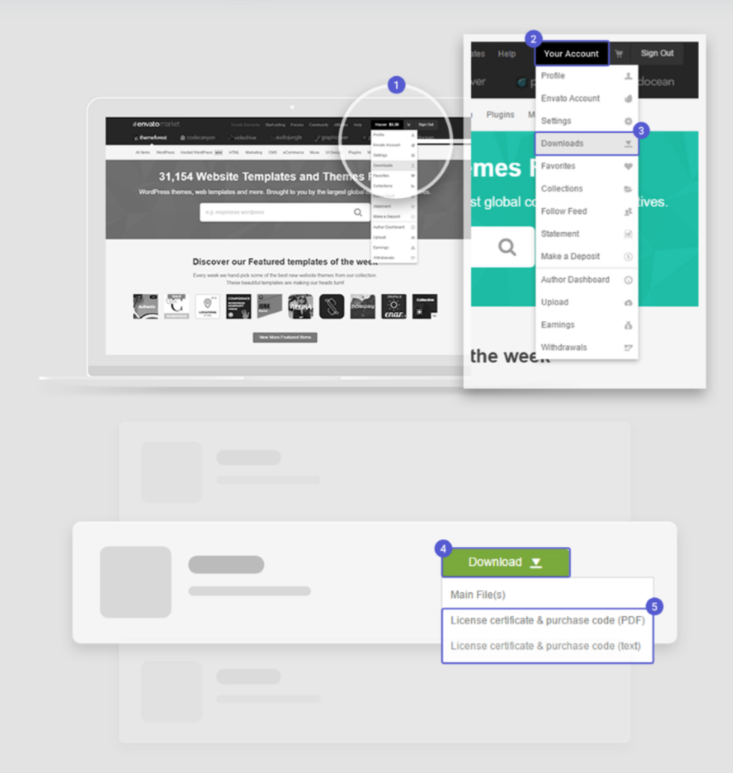 download panel of the premium packs for Motion Factory Classic 