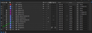 Infinity item layers