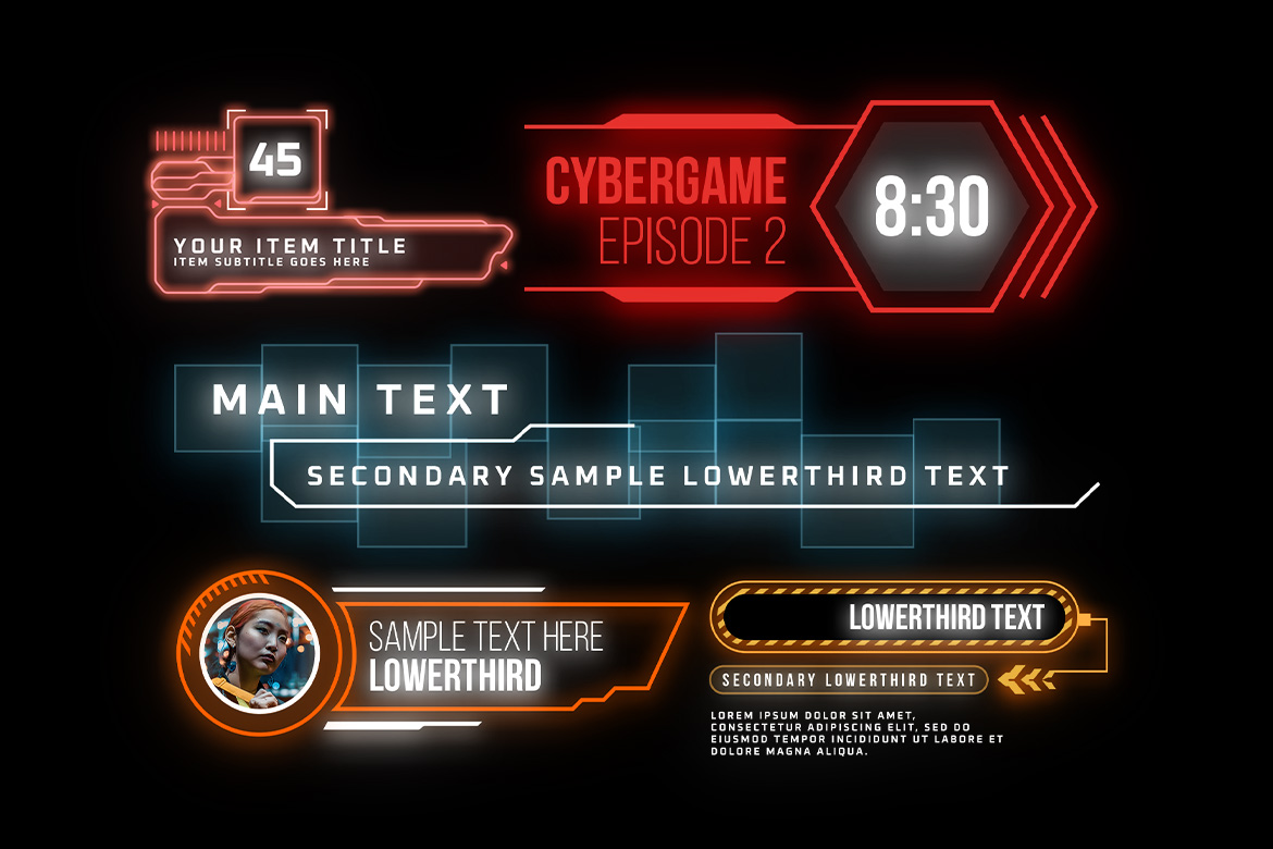 Cybergame - Cyberpunk, Tech, Y2K font